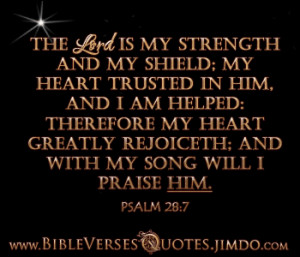 BIBLE VERSES ABOUT STRENGTH