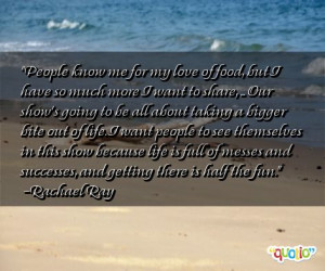 People know me for my love of