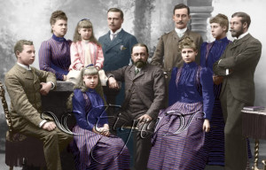Alfred, Duke of Edinburgh and Family, Coburg 1890