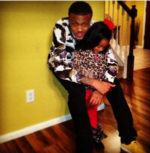 August Alsina and niece Kay Kay