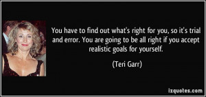 You have to find out what's right for you, so it's trial and error ...