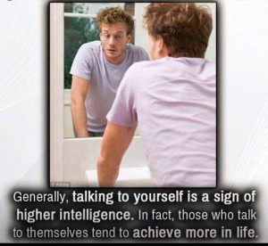 Talking to yourself