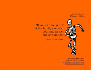 ... skeleton, you may as well make it dance.