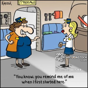 Flight Attendant cartoons, Flight Attendant cartoon, funny, Flight ...