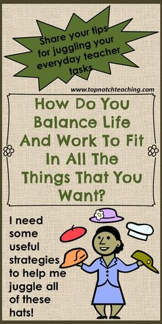 As a busy teacher, how do you balance life and work? Here you’ll ...