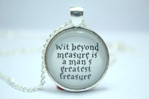 10pcs/lot Ravenclaw 'Wit Beyond Measure' Harry Potter Quote Necklace ...