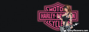 Harley Davidson Rocker Girl Pinup Facebook Cover - Facebook Timeline ...