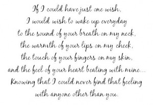 feel of your heart beating with mine knowing that i could never find ...