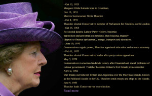 Margaret Thatcher Quotes Margaret thatcher 1925-2013