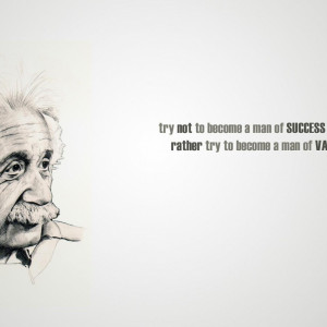 Albert Einstein famous quotes saying scientists wallpaper
