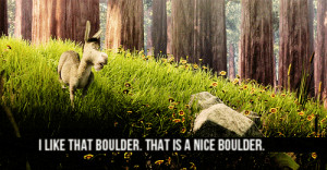 Donkey Likes This Boulder, It’s A Very Nice Boulder In Shrek Gif