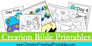 Creation Bible Printables