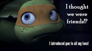 am watching the new TMNT episodes again and again and I can't wait ...