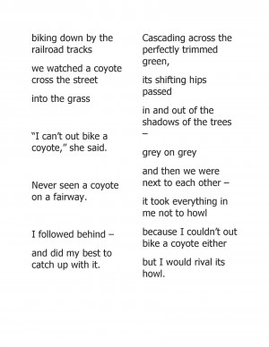 The first poem is from the sculptor Jesse Bercowetz. The second poem ...