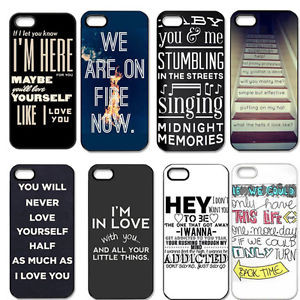 Best-New-Design-One-Direction-Quotes-Hard-Case-Cover-For-iPhone-4-4S-5 ...