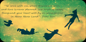 Peter Pan Quotes So Come With Me Peter pan quot.