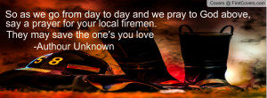 Firefighter Facebook Cover Quotes