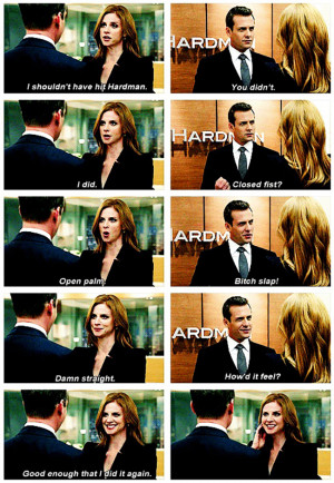Ever wondered why Harvey and Donna have amazing chemistry?