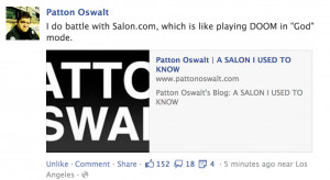 Patton Oswalt: A Salon I Used To Know/7.15.13