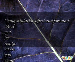 Congratulations Quotes