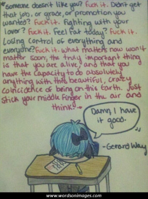 My chemical romance quotes