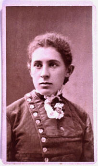 Ida Tarbell s1880 graduation picture from Allegheny College The