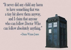 The author of Howl's moving castle talking about Doctor Who!