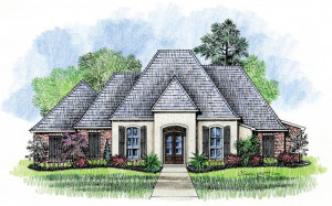Welsh - Country French Home Plans/Louisiana House Plans