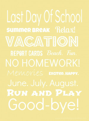 ... Last Day Of School Cartoon , Summer Images , Last Day Of School Quotes