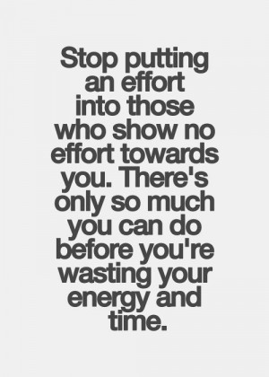 Don't waste your time and energy...