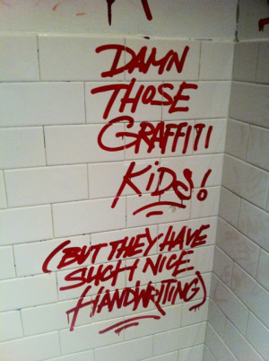 The Art of Bathroom Graffiti