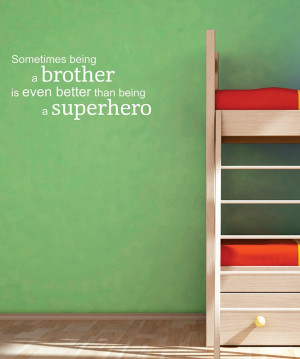 Belvedere Designs White 'Superhero Brother' Wall Quote $19