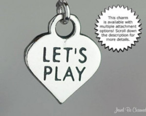 Let's Play Charm Sterling Silve r Charm Candy Heart Miniature Tiny ...