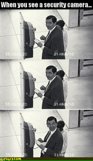 Mr Bean Security Camera