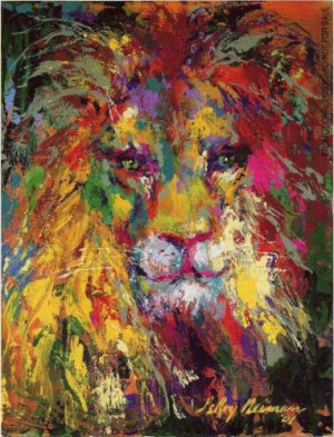 Leroy Neiman Tiger Painting