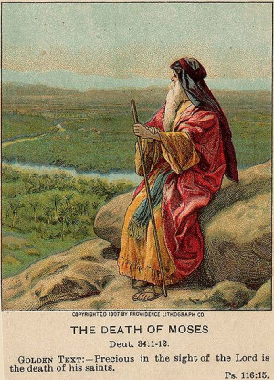 Book of Deuteronomy Photo: Moses Looking Over the Promised Land