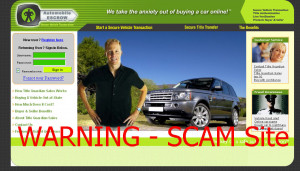 Warning – Car Scam Websites!
