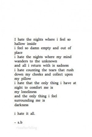 depression poems