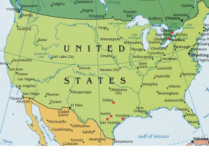 Toronto Canada Map North America