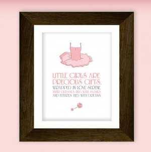 ... printable. Featuring ballet tutu illustration and little girl quote