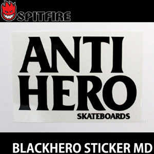 anti hero skateboards anti hero blackhero sticker