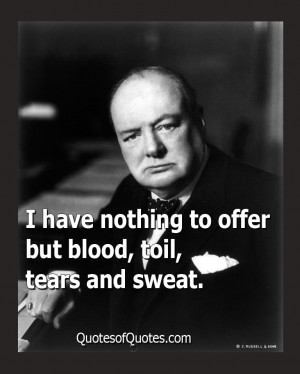 Winston Churchill Motivational Quote