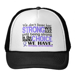 Esophageal Cancer How Strong We Are Hat