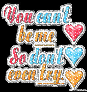 you cant be me jealousy quotes graphic