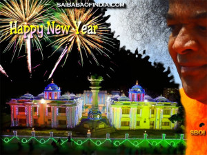 sathya sai baba and Shirdi sai baba new year wallpapars and greeting ...