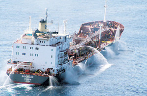 the way ships first attempted to defend themselves from Somali pirates ...