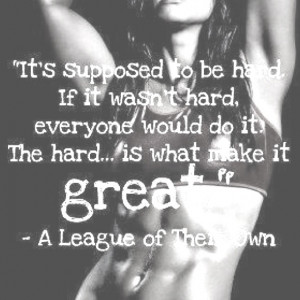 Workout quote ... Love that movie