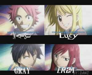 Natsu Lucy Gray Erza Fairy Tail Picture