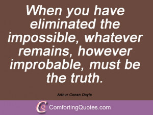Quotes And Sayings By Arthur Conan Doyle