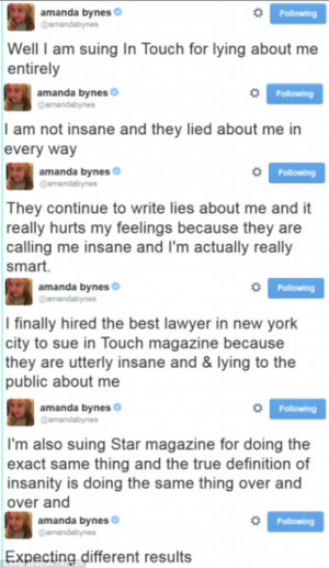 ... Amanda Bynes goes on a new Twitter rant claiming she has not given any